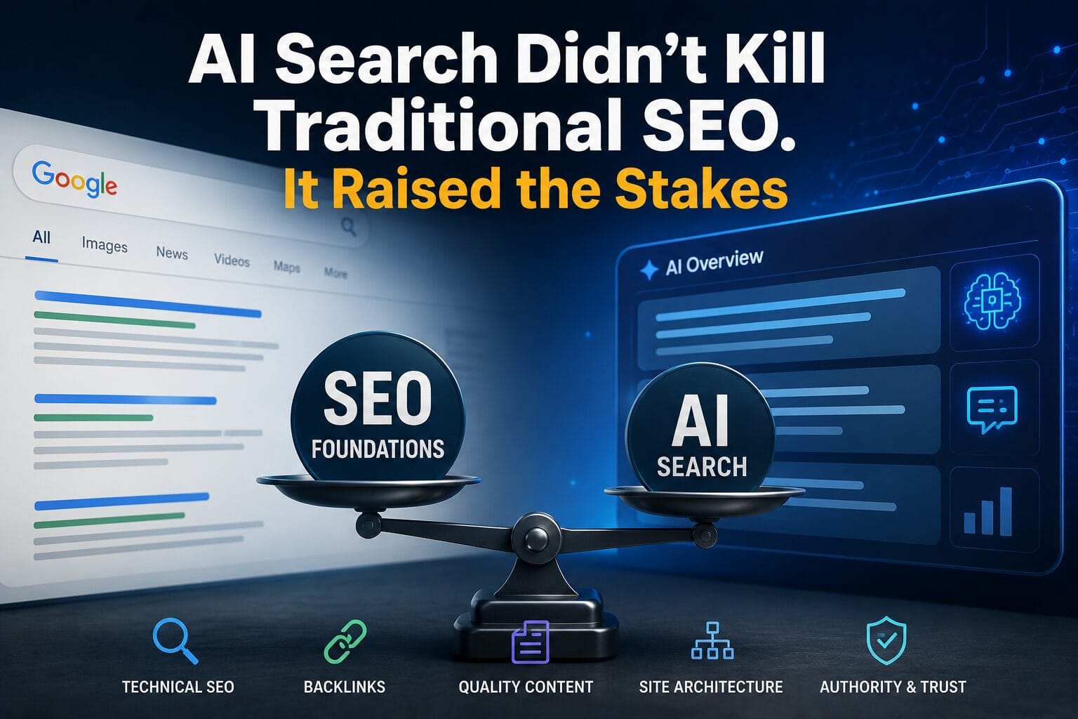 AI Search Didn’t Kill Traditional SEO. It Raised the Stakes