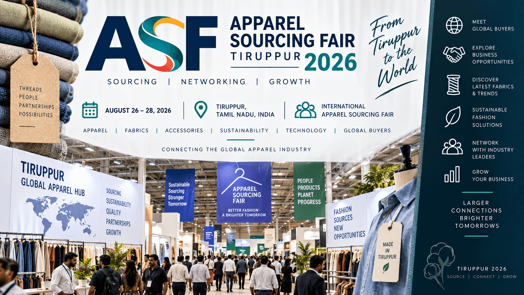 ASF – Apparel Sourcing Fair Tiruppur 2026