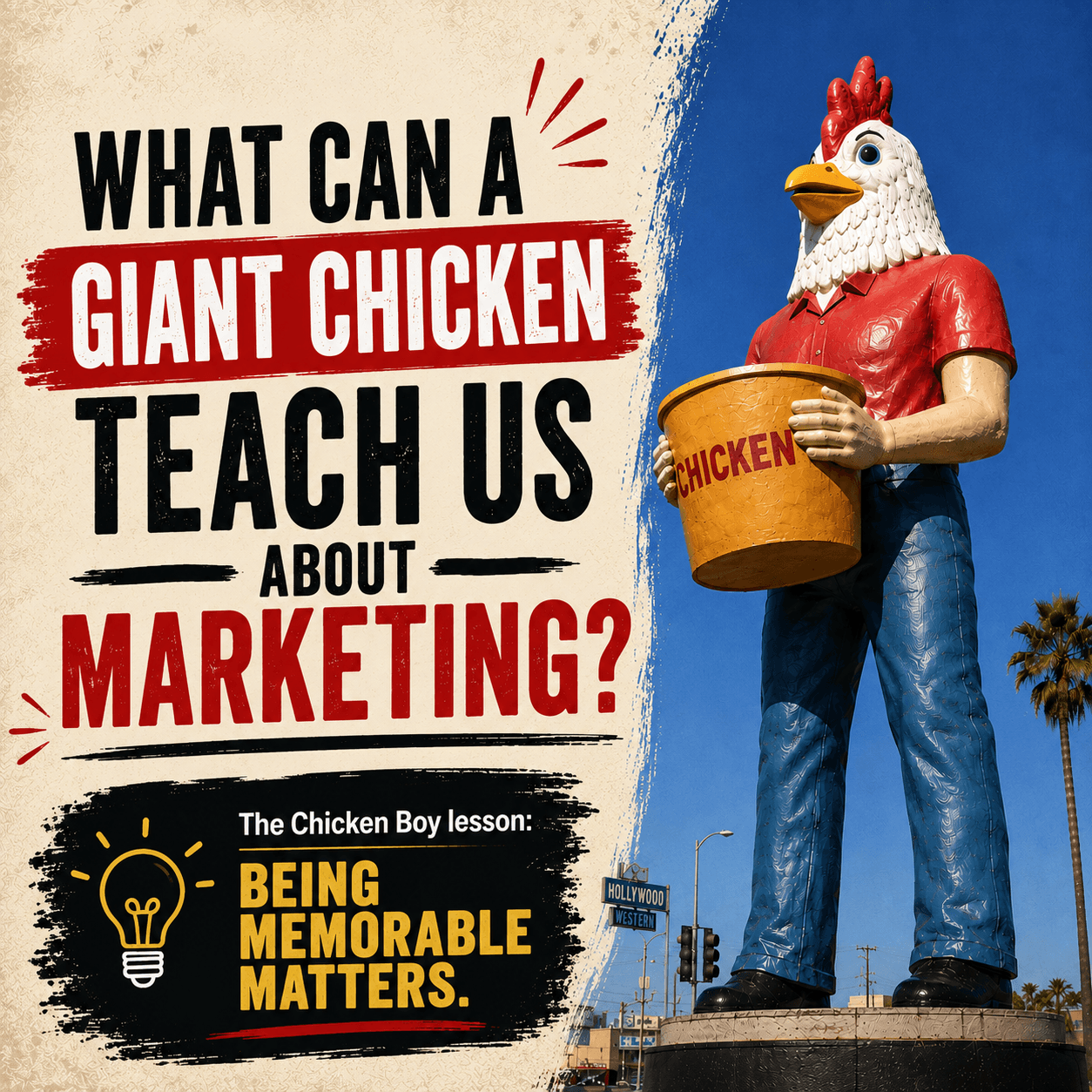 What Chicken Boy Can Teach Us About Being Memorable in Marketing