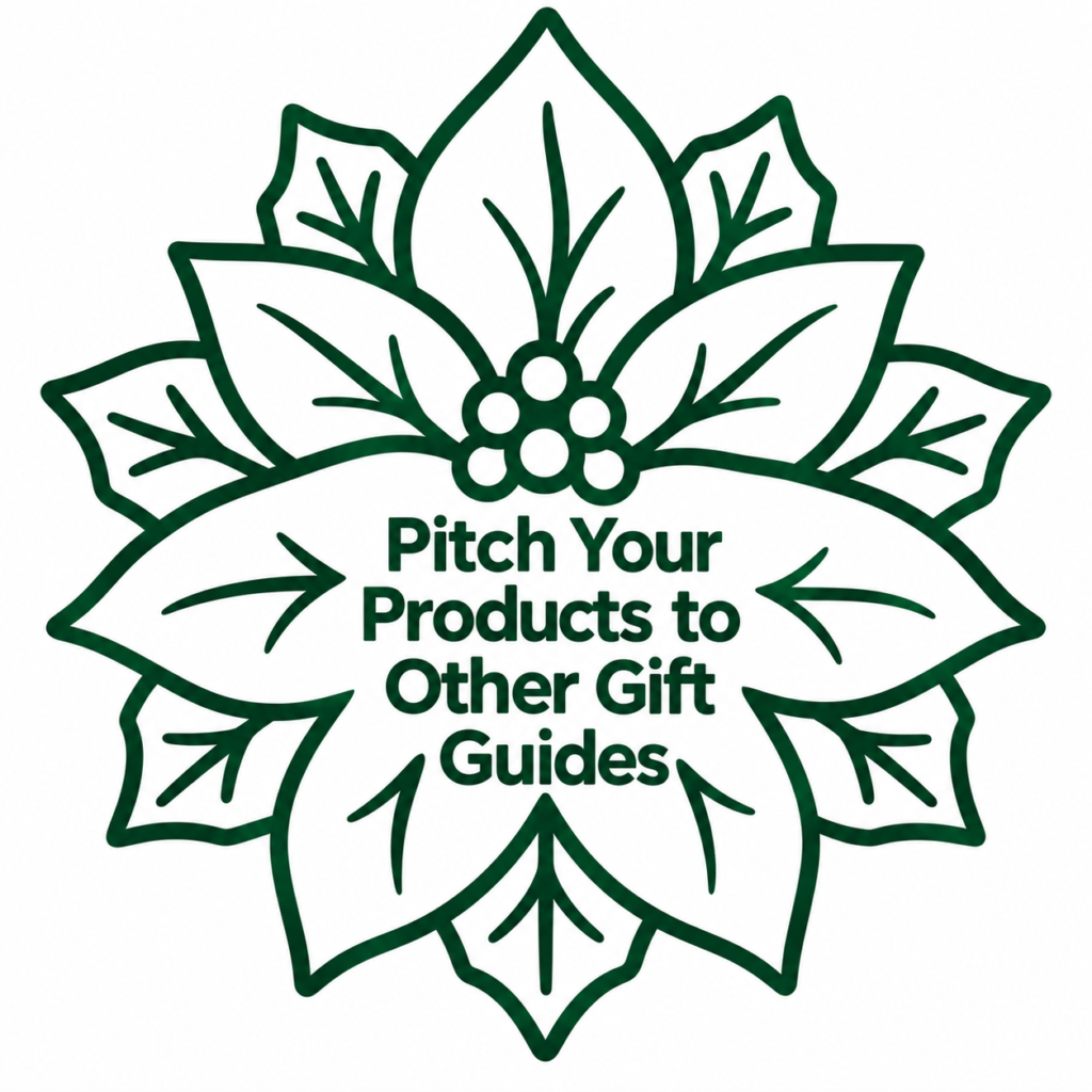 Green Poinsettia Gift Guide Badge