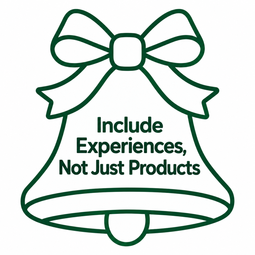 Include Experiences, Not Just Products