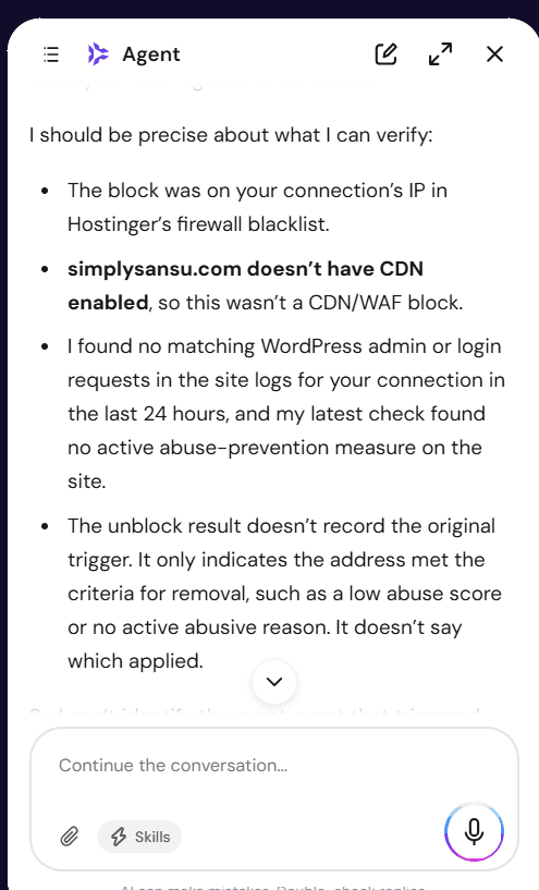 My IP Was Blocked by a Hosting Firewall: Here’s What Happened and What I Learned